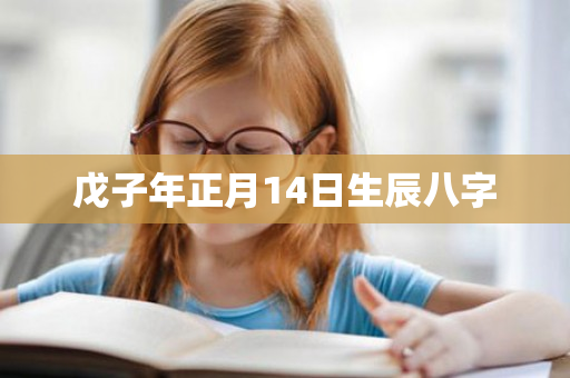 戊子年正月14日生辰八字