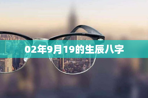 02年9月19的生辰八字第1张-安香科技