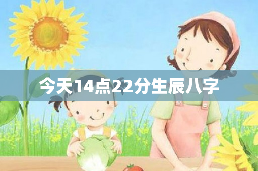 今天14点22分生辰八字第1张-安香科技