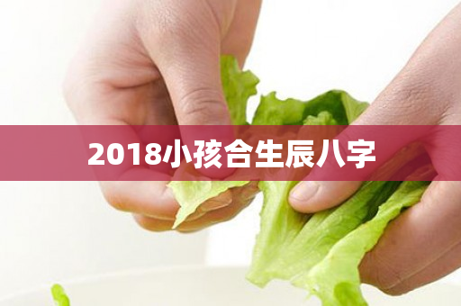 2018小孩合生辰八字