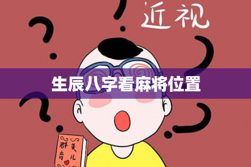 生辰八字看麻将位置